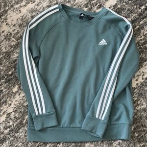 Adidas green pullover